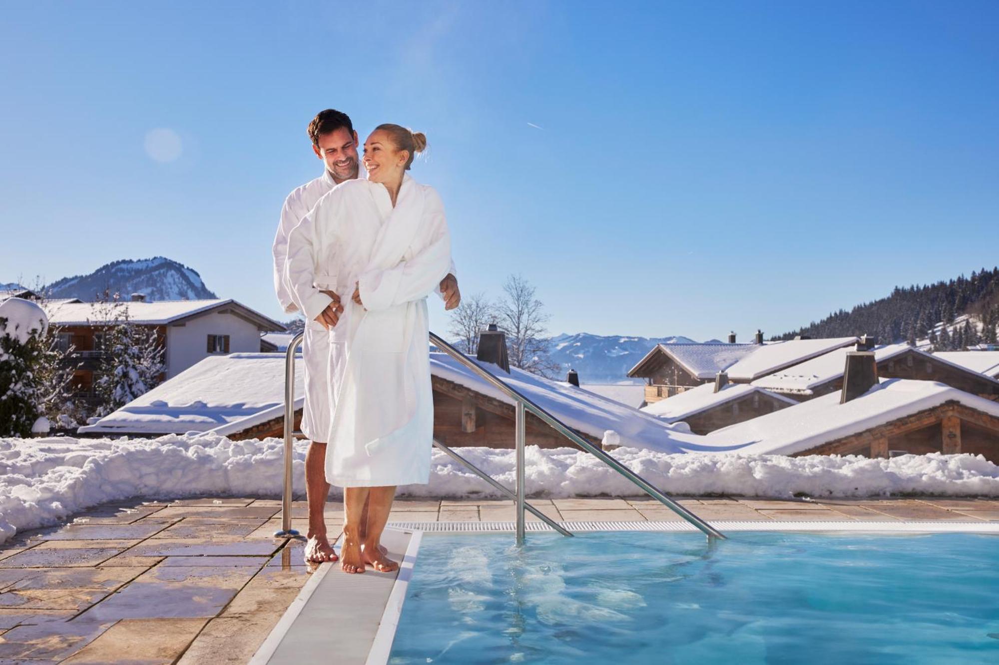 Alpin Lodges - Moderne Appartements Mit Zugang Zu 3000 Qm Spa Panoramahotel Oberjoch Bad Hindelang Exterior foto